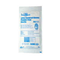Skin Shield Biodegradable Latex Surgical Gloves, Powder Free, Sterile, Size 8.0, 1 Pair only Bag