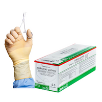 Protexis Neoprene Essential Surgical Gloves, Powder Free, Non-Latex, Sterile, Size 5.5, 50 Pairs/Box