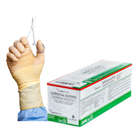Protexis Neoprene Essential Surgical Gloves, Powder Free, Non-Latex, Sterile, Size 5.5, 50 Pairs/Box