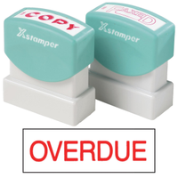 XSTAMPER 1171 OVERDUE RED EACH Each