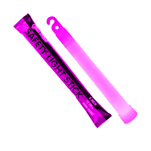 Chemical Light Stick, Glow Stick, 6", 15 x 150mm, Pink, Each Bag