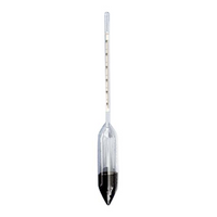 Carlton Specific Gravity Hydrometer, 0.950 to 1.000, 0.001 at 15.6degC, 260mm, Glass, Each Each