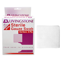 Livingstone Gauze Swabs Sterile