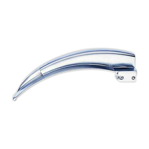 Heine Laryngoscope Blades, Mac 4, Single Use, Fibre Optic, 25/Pack Each
