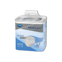 Molicare Mobile Adult Pull-up Diaper, Extra Small, 45-70cm, 14 pieces/Pack, 4 Packs/Carton Carton