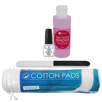 Livingstone At-Home Nail Kit, With Clear OPI Nail Polish + Cosmetic Pads + Nail Polish Remover + Nail File, Kit Kit
