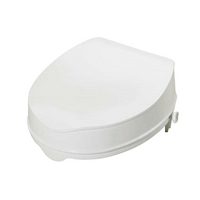 Raised Toilet Seat, 10cm, With Lid, Capacity: 200 kg, Each