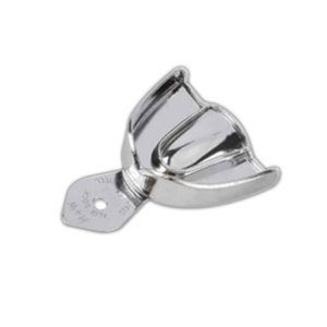 H&W Algilock Dental Impression Tray, Unperforated, No. BS-2A, Upper, Large, Stainless Steel, Each Each