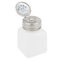 Hawley Menda Liquid Dispenser, 4oz, Stainless Steel Lid, Each Each