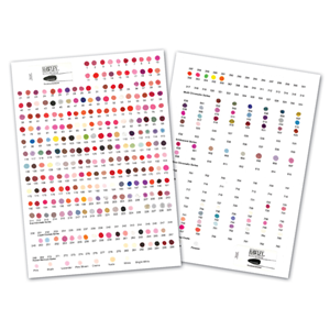 Hawley Nail Polish Colour Chart