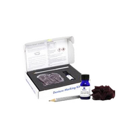 iDentOz Denture Marking Kit, With Abrasive pads, Marking pencil and Sealant liquid, Can label approximately 60 to 70 Dentures Each