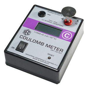 Coulomb Meter, Digital, 1-1999 nC, Recyclable Plastic Housing, Each Each