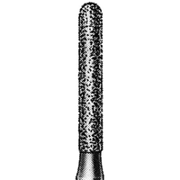 Intensiv 315GS Diamond Burs, Domed Fissure, ISO 141514 #20, Friction Grip, Fine, 6/Pack Each
