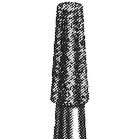 Intensiv D4 Diamond Burs, Taper Fissure, ISO 167524 #16, Friction Grip, Medium, Each Each