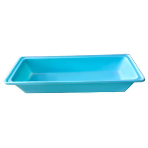 Livingstone Medical Injection Trays, Blue, Recyclable Polystyrene, Disposable, 20 x 7 x 3cm, 280ml, 100/Bag, 800/Carton Carton