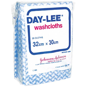 Day-Lee Washcloths 20/Pack 50 packs/carton Carton