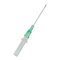 Catheter Intravenous IV, V-point Needle Green 18 Gauge x 32mm Loose Each