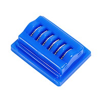 LIGACLIP Extra Ligating Clips, 3mm Clip Aperture, 6 Titanium Clips, Small, Blue, 36 Pieces/Box