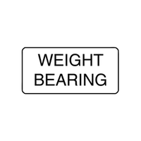 "WEIGHT BEARING" - X-RAY LABEL500/BOX Box