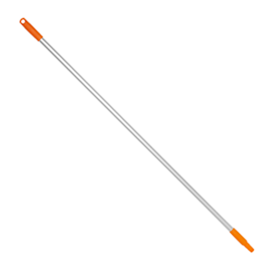 Vikan Mop Handle, 25mm, 1460mm, Anodised Aluminium, Polypropylene, Orange, Each Each