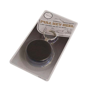 Rexel Retractable Key Holder, Nylon Cord, Black, 83cm, Each Each