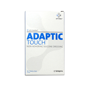 Adaptic Touch Non-Adhering Silicone Dressing, 5 x 7.6cm, 10 Pieces/Pack (TCH501) Box