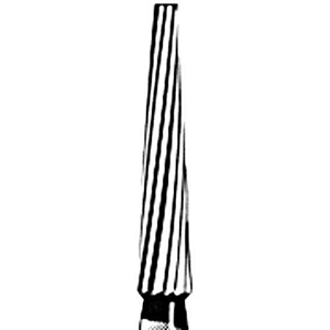 Jet 7206 Tungsten Carbide Burs, Taper Finishing, X-Long, Friction Grip, 018F, Each Each