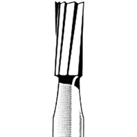 Jet 59 Tungsten Carbide Burs, Straight Fissure, Friction Grip, 014, Each Each