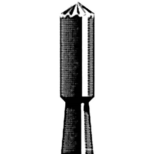 Jet Tungsten Carbide Burs, Trim, 45 Degree, Chamfer, Friction Grip, 015F, Each