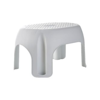 Italplast Single Step Stool, 296mm Length x 387mm Width x 210mm Height, Maximum weight 120kg, White, Plastic, Each Each