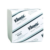 Kleenex Soft Interleaved Toilet Tissues, 2-Ply, 20.5 x 10cm, White, 250 Sheets/Pack, 36 Packs/Carton Carton