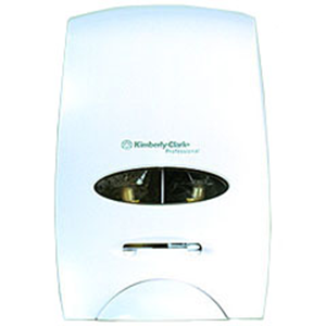 Kimberly-Clark Windows Liquid Soap Dispenser, 2 x 500ml, Wall Mountable, Pearl White, Each Each