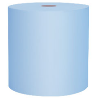 Scott Hard Roll Paper Towel, 1-Ply, 20cm x 304m, Biodegradable, Blue, 6 Rolls/Carton Carton