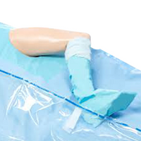 Hip Drape with Clear Leg Pockets 294 cm x 345 cm, 9/Carton, Sterile Carton