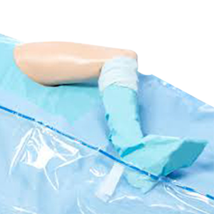 Hip Drape with Clear Leg Pockets 294 cm x 345 cm, 9/Carton, Sterile Carton