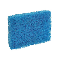 Kwikmaster Pot and Pan Scourer, 120 x 90mm, HACCP Certified, Blue, 40 Pieces/Carton Carton