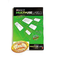 MACO MULTI-USE LABELS 2 LABELS148X210 100/BOX Box
