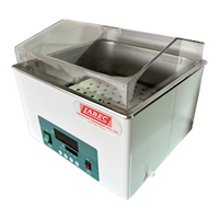 Labec General Purpose Water Bath, 22.5L, Ambient +5degC to 100degC, 524(W) x 210(H) x 322(D) mm, Stainless Steel Bath, Each