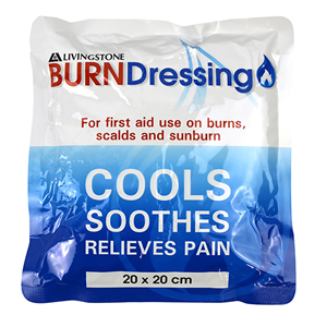 Out of Date, Livingstone Burn Dressing, 20 x 20 cm, Each, Original Unopened Condition, Price Discounted, While Stocks last