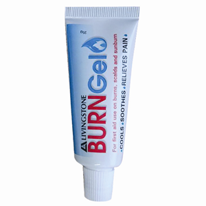 Out of Date, Livingstone Burn Gel, 25 grams Tube, Each, Original Unopened Condition, Price Discounted, While Stocks last Each