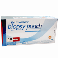 Livingstone Biopsy Punch, with Stainless Steel Cutting Edge, Sterile, 5mm, Loose Each
