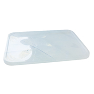 Livingstone Take-Away Rectangular Container, Lid, Clear, Recyclable Plastic, 50/Pack, 500/Carton