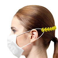 Livingstone Face Mask Extenders, Yellow, 2/Pack Pack