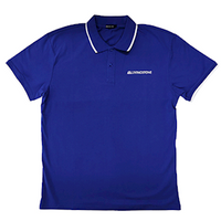 Livingstone Polo T-Shirt, 100pct Cotton, 45+ Thread Count, 220GSM Yarn Weight, Small, Navy Blue, Each Each