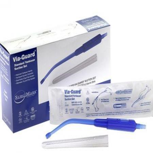 Linear Yankauer Suction Instrument, Standard Sucker, without Vent, 50 Pieces/Carton (2071718) Carton