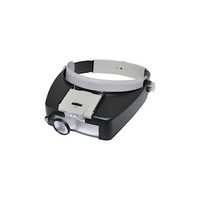 Altronics Headband Magnifier with LED Light and Swivel Loupe, Each Each
