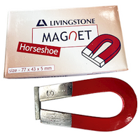 Magnet Horse Shoe with Keeper 10/PK Pack