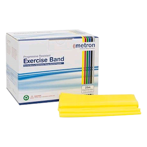 METRON EXERCISE BAND 25M YELLOW EACH Each