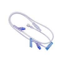 Multigate Standard Bore Extension Set,80cm Length,2 Needleless Access Sites,Female to Male Luer Lock with Rotating Collar,100/Carton Carton