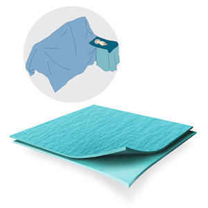 Hand Drape 150/ 370x280cm, 3.5cm, Elastic, 14/Carton Carton